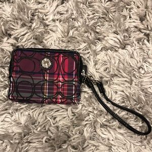 Coach Card Change Purse Wristlet